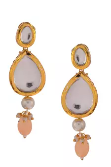 Gold Plated Heavy Kundan Choker Necklace Set