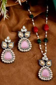 Gold Plated Chain Necklace Set