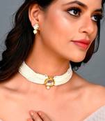 Gold Plated Kundan Choker Set