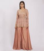 Bronze Viscose Palazzo Set