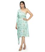 Sky Blue Viscose Kaftan