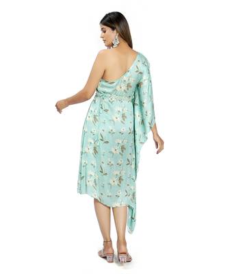 Sky Blue Viscose Kaftan 2