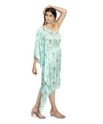 Sky Blue Viscose Kaftan 4