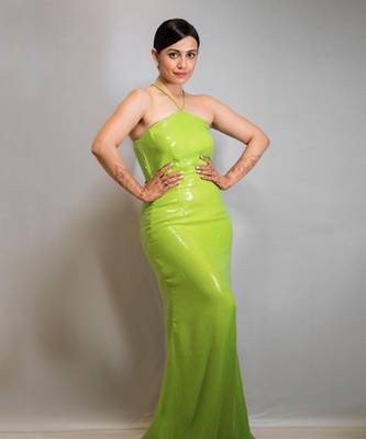 Mint Green Viscose Gown 1