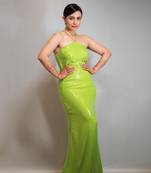 Mint Green Viscose Gown