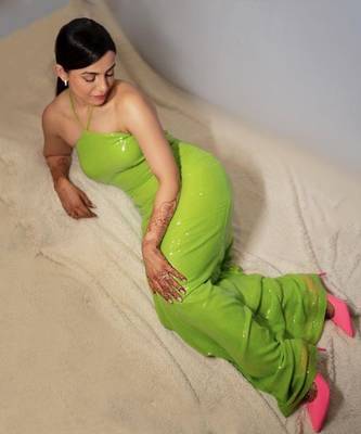 Mint Green Viscose Gown 2