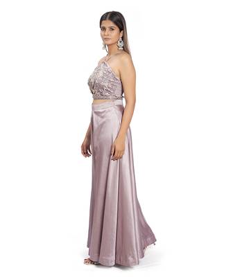 Purple Viscose Sharara Set 3