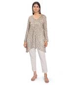 Sky Blue Viscose Tunic