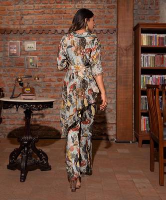 Grey Viscose Co-Ord Set 5