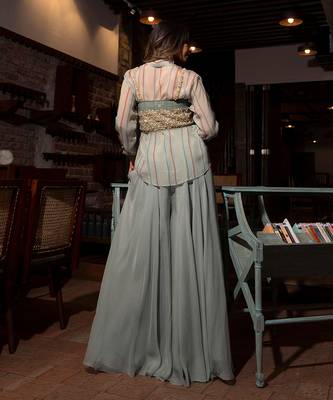Grey Viscose Co-Ord Set 4