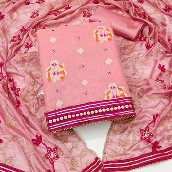 Light-Pink Mirror Banarasi Salwar 1
