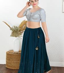 Polyester Padded Front Open Elbow Sleeves Blouse