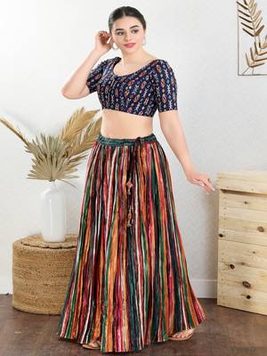 Cotton Blend Padded Front Open Elbow Sleeves Blouse 2