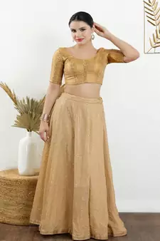 Jacquard Padded Front Open Elbow Sleeves Blouse