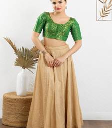 Jacquard Padded Front Open Elbow Sleeves Blouse