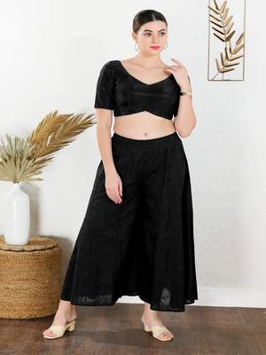 Polyester Padded Back Open Elbow Sleeves Blouse 2