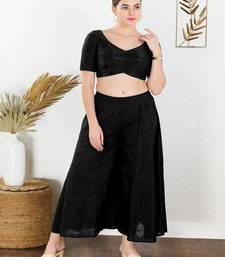 Polyester Padded Back Open Elbow Sleeves Blouse