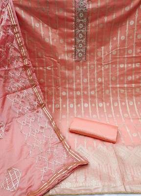 Peach Gota Banarasi Salwar 4