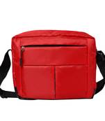 Unisex Messenger Sling Bag for Men and Women, Red