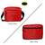 Unisex Messenger Sling Bag for Men and Women, Red