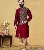 Designer Function Wear Heavy Kurta Pajama