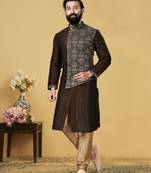Designer Function Wear Heavy Kurta Pajama