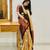 CREAM DESIGNER SILK SAREE 