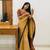 CREAM DESIGNER SILK SAREE 