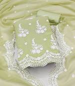 Mehendi Embroidered Georgette Salwar