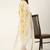 Women's Off White Embroidery Net Mirror & Thread & Sequins Work Trendy Dupatta