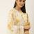Women's Off White Embroidery Net Mirror & Thread & Sequins Work Trendy Dupatta