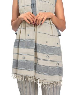 White Cotton Stole 2