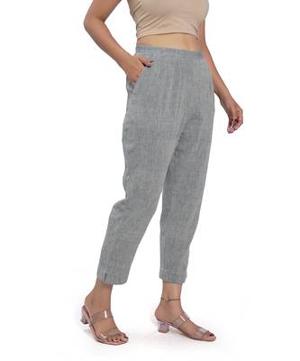 Sky Blue Cotton Trouser 2