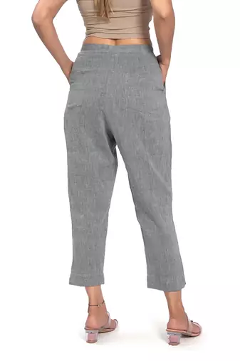 Sky Blue Cotton Trouser