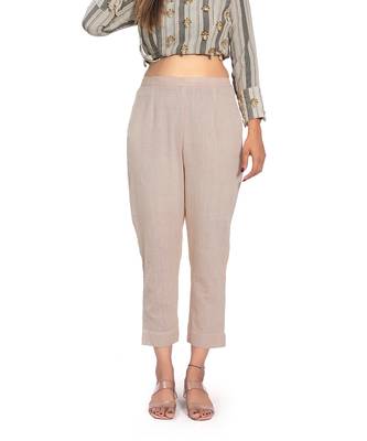 Peach Cotton Pant 1