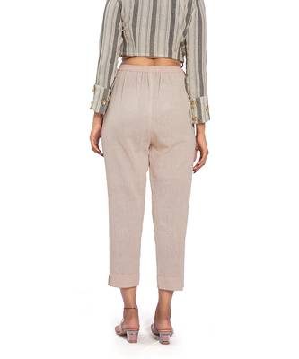 Peach Cotton Pant 2