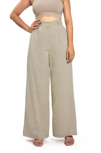 Olive Green Cotton Pant