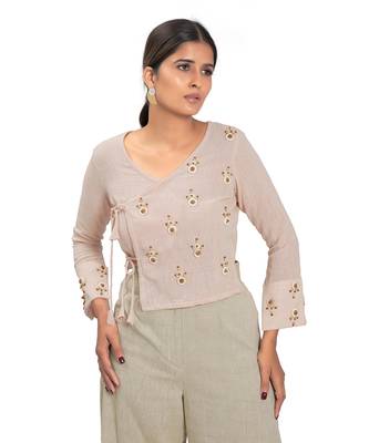 Peach Cotton Top 2