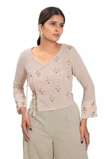 Peach Cotton Top