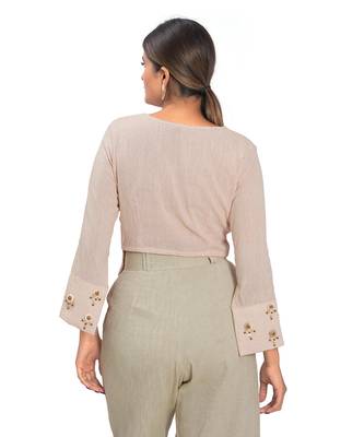 Peach Cotton Top 3