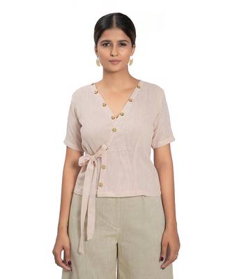 Peach Cotton Top 1