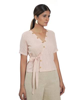 Peach Cotton Top 2