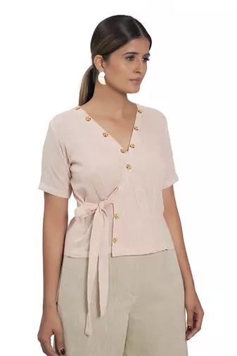 Peach Cotton Top