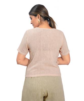 Peach Cotton Top 4