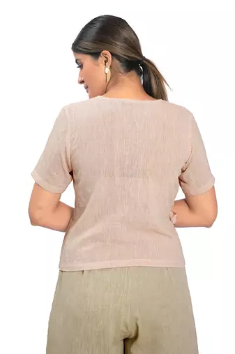 Peach Cotton Top