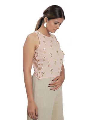 Peach Cotton Top 4