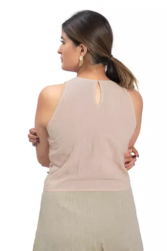 Peach Cotton Top