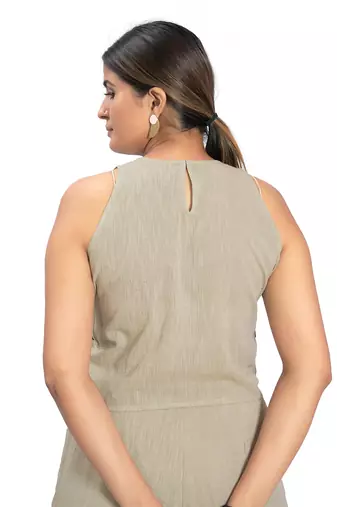 Olive Green Cotton Top