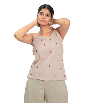 Peach Cotton Top 2