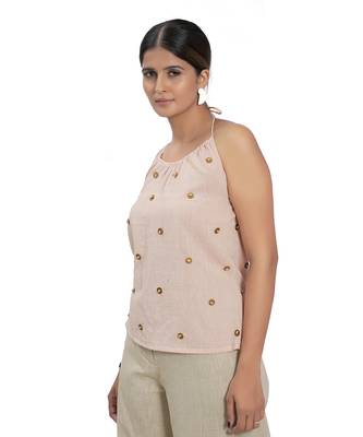 Peach Cotton Top 3